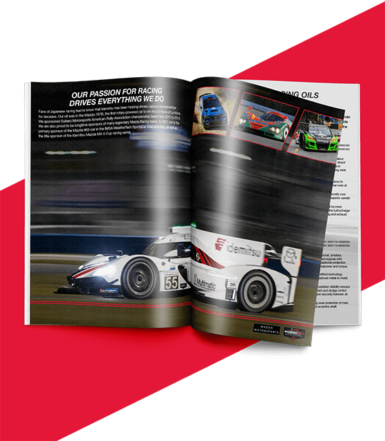 Idemitsu pro racing magazine advertisement