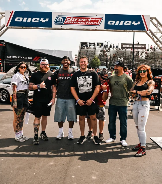 Roadkill Nights participants posing together
