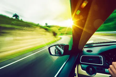 Image of a car driving